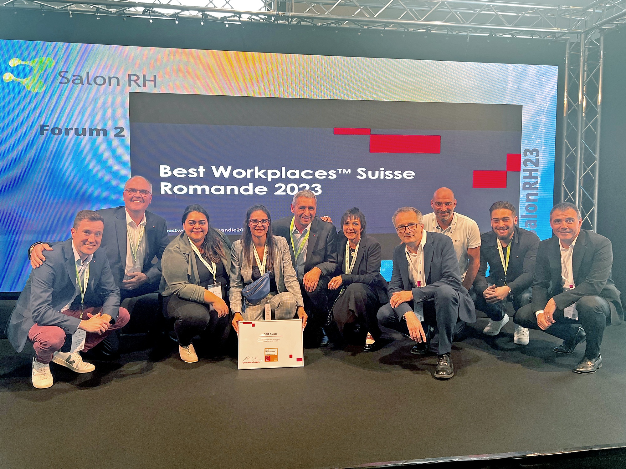 SPIE Schweiz feiert die Auszeichnung 'Best Workplaces™' Suisse Romande